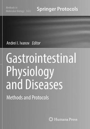 Cover image for Gastrointestinal Physiology and Diseases: Methods and Protocols