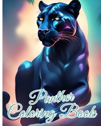 Cover image for Panther Coloring Book For Children