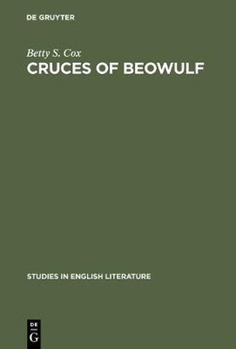 Cover image for Cruces of Beowulf