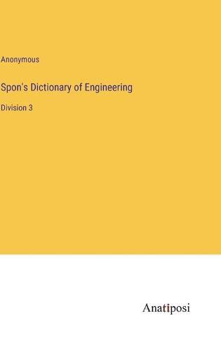 Cover image for Spon's Dictionary of Engineering