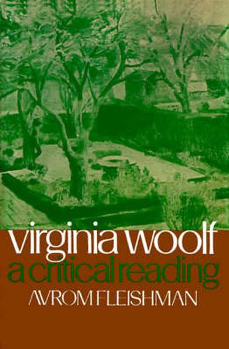 Cover image for Virginia Woolf: A Critical Reading