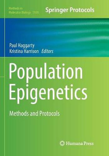 Cover image for Population Epigenetics: Methods and Protocols
