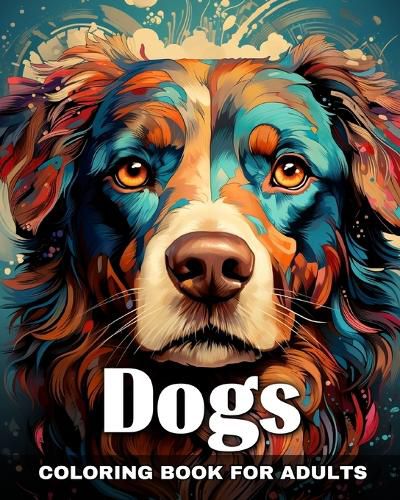 Cover image for Dogs Coloring Book for Adults