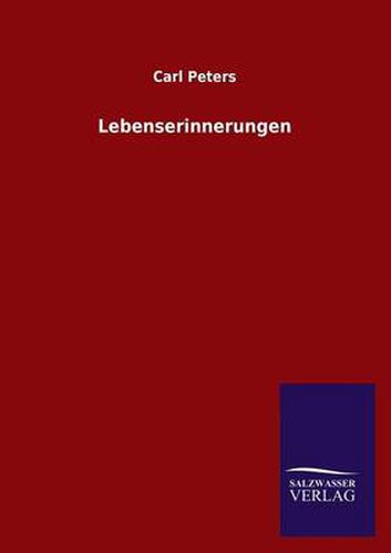 Cover image for Lebenserinnerungen