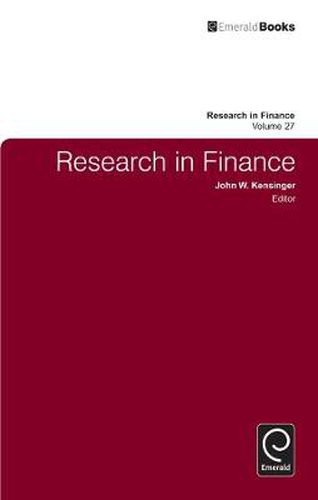 Cover image for Research in Finance