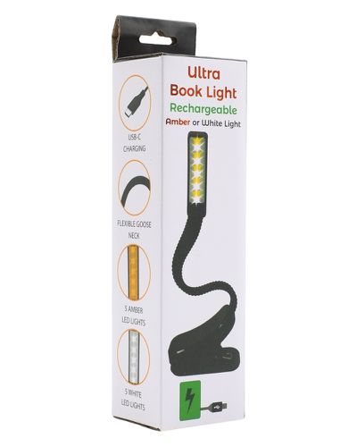 Cover image for Ultra Rechargeable Book Light Black 