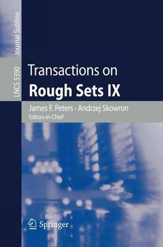 Cover image for Transactions on Rough Sets IX