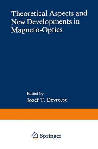 Cover image for Theoretical Aspects and New Developments in Magneto-Optics