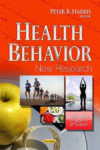 Cover image for Health Behavior: New Research