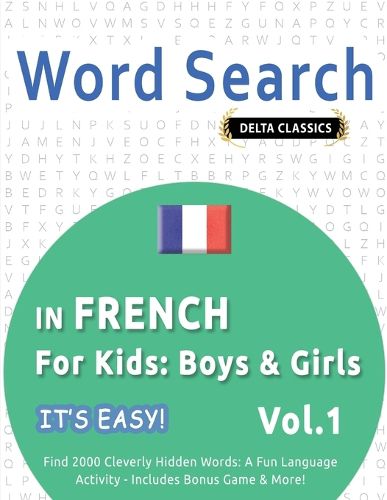 Cover image for Word Search in French for Kids