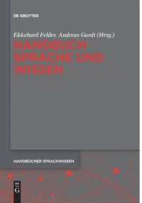 Cover image for Handbuch Sprache und Wissen