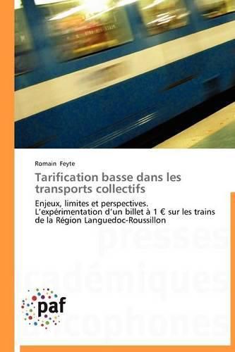 Cover image for Tarification Basse Dans Les Transports Collectifs