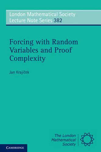 Cover image for Forcing with Random Variables and Proof Complexity