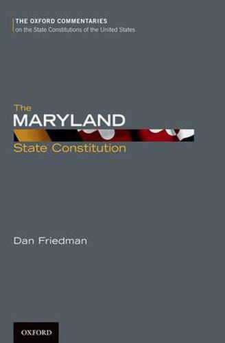 Cover image for The Maryland State Constitution