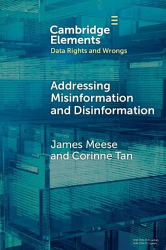 Cover image for Addressing Misinformation and Disinformation