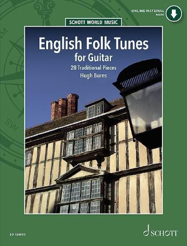 Cover image for English Folk Tunes for Guitar: 28 Traditional Pieces