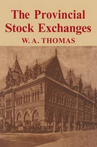 Cover image for Provincial Stock Exchange