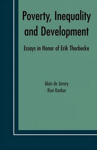 Cover image for Poverty, Inequality and Development: Essays in Honor of Erik Thorbecke