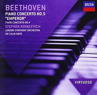 Cover image for Beethoven Piano Concertos 4 & 5