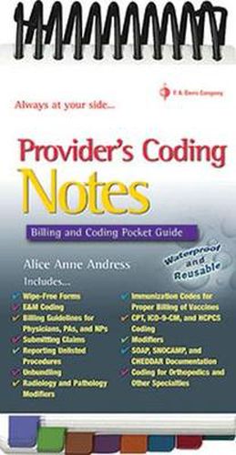 Cover image for Providers' Coding Notes: Billing and Coding Pocket Guide