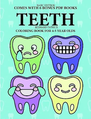 Cover image for Coloring Book for 4-5 Year Olds (Teeth)