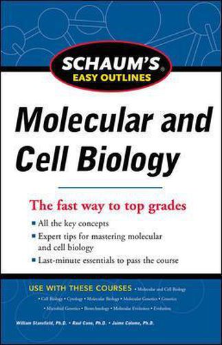 Cover image for Schaum's Easy Outline Molecular and Cell Biology, Revised Edition