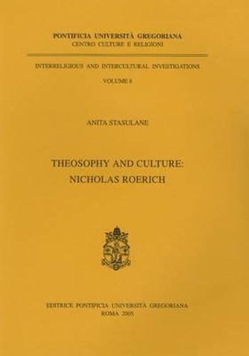 Cover image for Theosophy and Culture: Nicholas Roerich