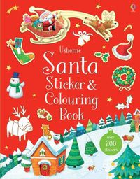 Cover image for Santa Sticker and Colouring Book