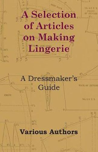 Cover image for A Selection of Articles on Making Lingerie - A Dressmaker's Guide