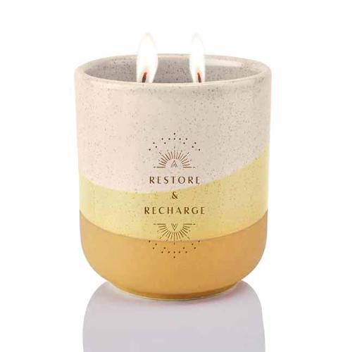 Cover image for Recharge Scented Ceramic Candle