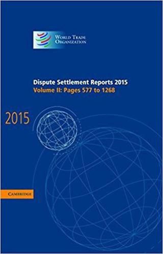 Cover image for Dispute Settlement Reports 2015: Volume 2, Pages 577-1268