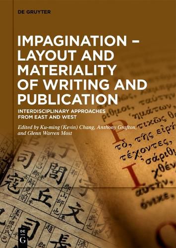 Cover image for Impagination - Layout and Materiality of Writing and Publication: Interdisciplinary Approaches from East and West