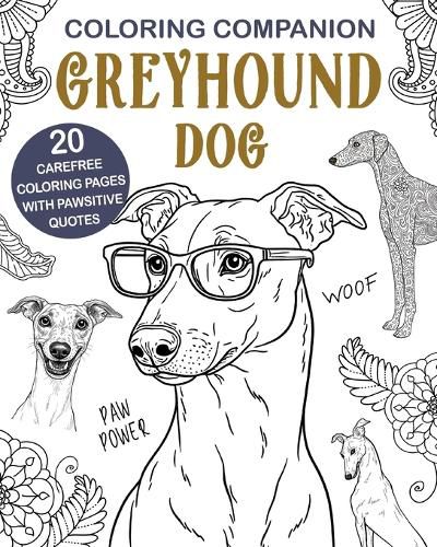 Cover image for Coloring Companion Greyhound Dog