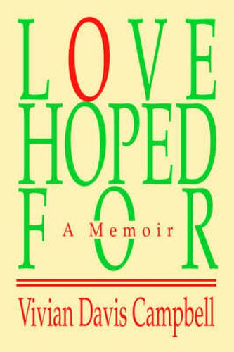 Cover image for Love Hoped For: A Memoir