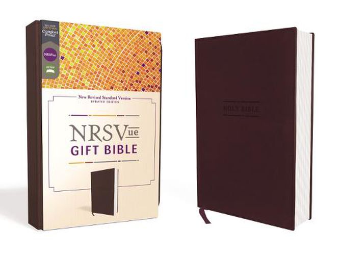 Cover image for NRSVue, Gift Bible, Leathersoft, Burgundy, Comfort Print