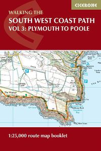 Cover image for South West Coast Path Map Booklet - Vol 3: Plymouth to Poole