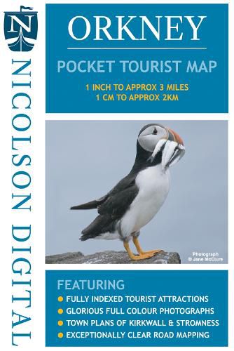 Cover image for Nicolson Orkney Pocket Tourist Map