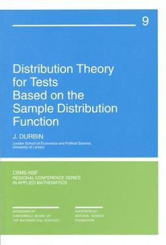 Cover image for Distribution Theory for Tests Based on Sample Distribution Function