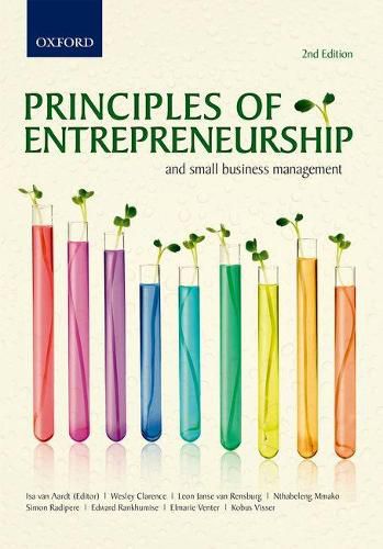 Cover image for Principles of Entrepreneurship and Small Business Management