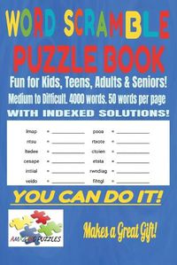 Cover image for Word Scramble Puzzle Book