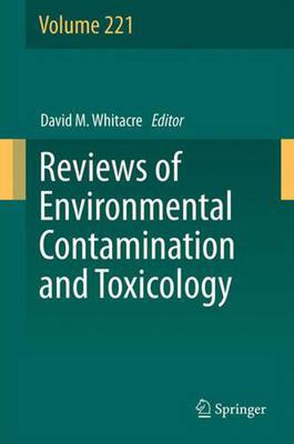 Cover image for Reviews of Environmental Contamination and Toxicology Volume 221