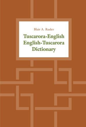 Cover image for Tuscarora-English / English-Tuscarora Dictionary