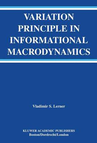 Cover image for Variation Principle in Informational Macrodynamics