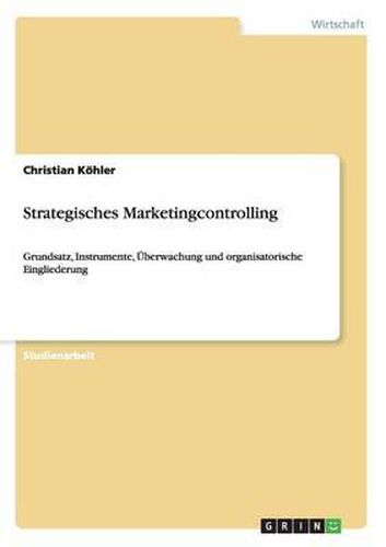 Cover image for Strategisches Marketingcontrolling