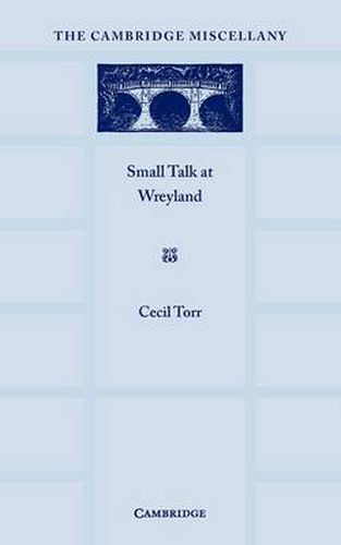 Cover image for Small Talk at Wreyland