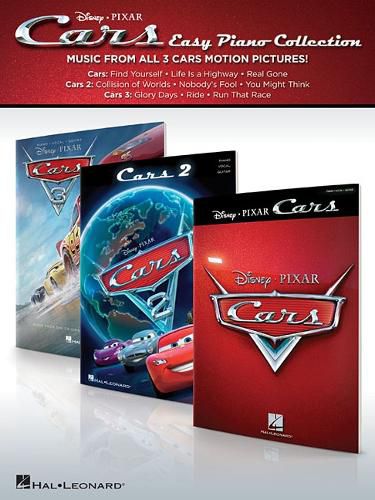 Cover image for Cars - Easy Piano Collection: Music from All 3 Disney Pixar Motion Pictures