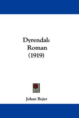 Cover image for Dyrendal: Roman (1919)