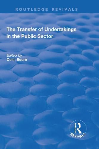 Cover image for The Transfer of Undertakings in the Public Sector