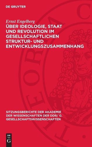 Cover image for UEber Ideologie, Staat Und Revolution Im Gesellschaftlichen Struktur- Und Entwicklungszusammenhang