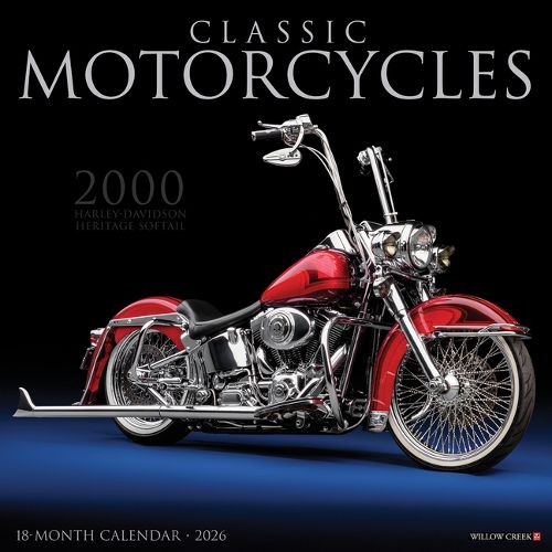 Cover image for Classic Motorcycles 2026 Wall Calendar